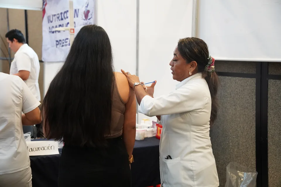 Momento de la Expo Salud y Bienestar de Guerrero 2025